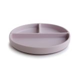Mushie Silikónový tanier s prísavkou: Soft Lilac